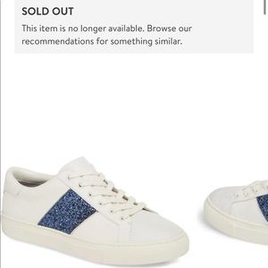 Tory Burch: Carter Glitter Lace-Up Sneaker
